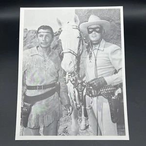 The Lone Ranger and Tonto Clayton Moore 8x10 Picture Celebrity Print - Picture 1 of 1