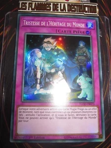 YU-GI-OH! SR TRISTESSE DE L'HERITAGE DU MONDE FLOD-FR073 NEUF EDITION 1 - Picture 1 of 1