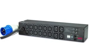 APC AP7822 Rack mesuré PDU 2U 32A 230V 12x C13 & 4x C19 unité de distribution d'énergie - Photo 1/6