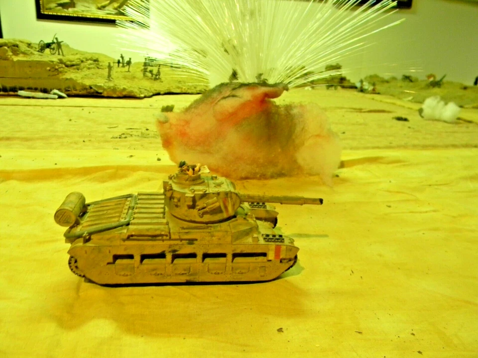 1 FOV Metal  British WW11 Matilda Tank 1:32th by Unimax (April. Listing) - Image 1 of 4