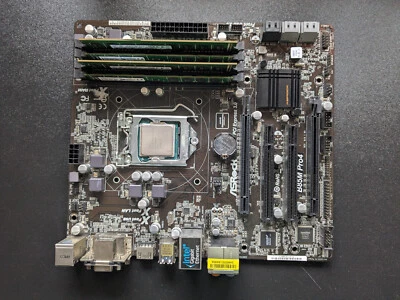 Combo LGA1150: Procesador Xeon 1271v3 + Placa base Asrock B85M Pro 4 + 16G DDR3 - Imagen 1 de 4