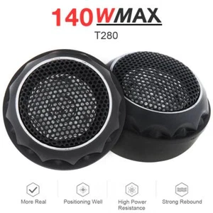 2 piezas altavoces de tweeters mini cúpula universales para automóvil súper potentes audio de alta frecuencia - Imagen 1 de 12