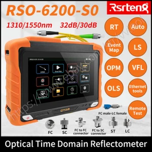 Herramientas de fibra óptica probador RSRTENG OTDR SM 1310/1550nm 32dB/30dB ILOM VFL OPM OLS - Imagen 1 de 12