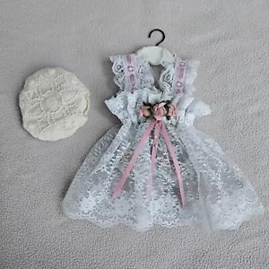 VTG Potpourri Hanging Dress Lace Scent Odor Sachet Clothes Drawer Round - Picture 1 of 7