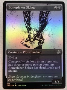 MTG Bonepicker Skirge (Showcase) 290 FOIL Phyrexia: All Will Be Common - Picture 1 of 1