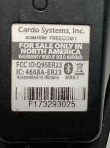 PARTS CARDO SCALARIDER FREECOM 1 - Foto 1 di 4