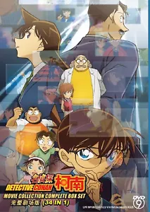 DVD Anime Detective Conan Movie Collection Complete Boxset (34 in 1) English Sub - Picture 1 of 4