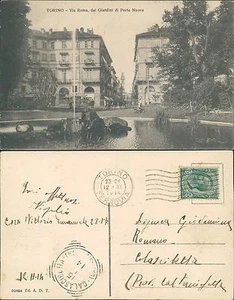 Turin Via Roma frühe 900 - Bild 1 von 1