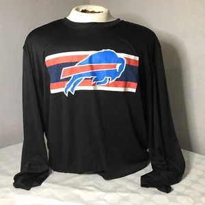Buffalo Bills Player Worn #81 Sport-Tek Long Sleeve Shirt Men's Black Used 2XL - Picture 1 of 5