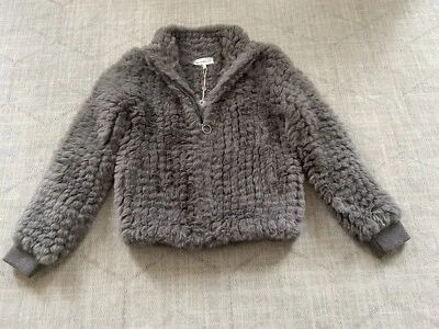 Nuevo con etiquetas Abrigo Chaqueta Heartloom Gris Oscuro Aria Piel Sintética-XS Foto 1 de 4