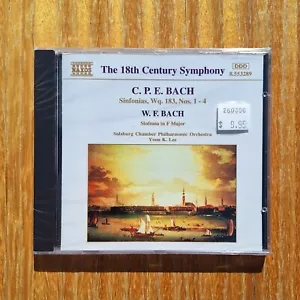 C.P.E. BACH / W.F. BACH: Sinfonias CD 1995 NUEVO Y PRECINTADO Naxos - Imagen 1 de 2