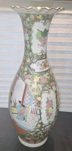 24 Zoll Rosenmedaillon chinesische Vase - Bild 1 von 24