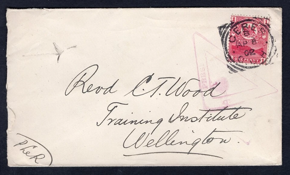 SOUTH AFRICA COGH Ceres 1902 Squared Circle on Boer War Censored Cover - Image 1 of 2