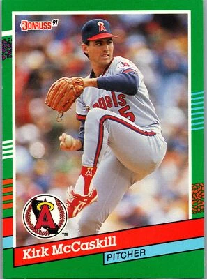 1991 Kirk McCaskill #637a Donruss California Angels MBBC#59 - Image 1 of 2