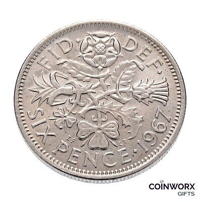 Lucky Sixpence Coin 1947- 1967 - Birthday / Anniversary - Choice Of Year/Date • 2.39£