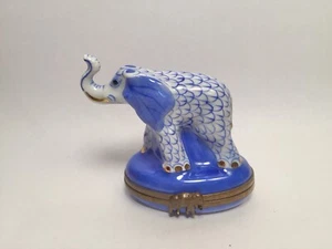 ELEFANT - Herend Style ~ Limoges Schmuckschatulle (0397) - Bild 1 von 8