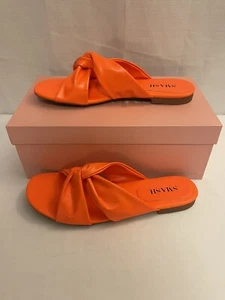 Smash Womens Shoes Size 11 Nina Orange Knot Front Flat Sandals - Picture 1 of 5