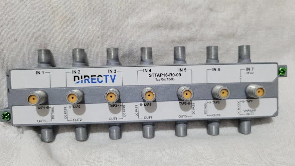 DirecTV STTAP16-R0-09 7-Line Satellite Trunk Tap 16db Direct TV - Image 1 of 1