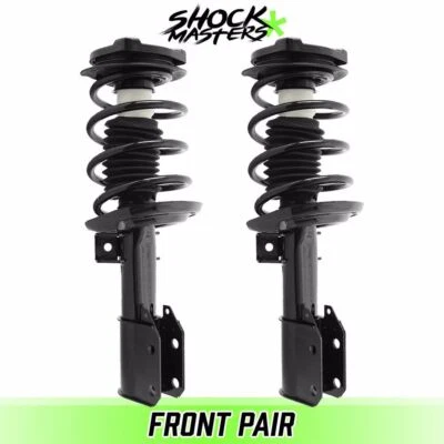 Front Pair Complete Struts Coil Springs for 2008-2014 Mercedes C300 AWD W204 Foto 1 de 4
