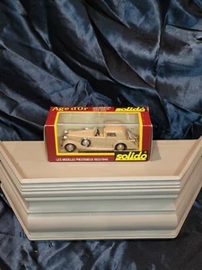 1:43 scale Solido 1939 Coup de ville Delage D8 Made in France- Tan - Picture 1 of 4