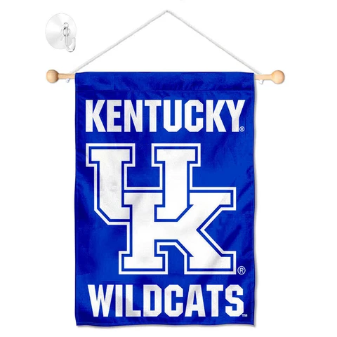 Kentucky Wildcats Banner Window Hanging with Suction Cup Cover