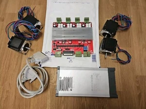 MACH3 CNC 4-Axis Kit TB6560 4V3 Nema23 Stepper Motor 57 15 AMP Netzteil - Bild 1 von 3