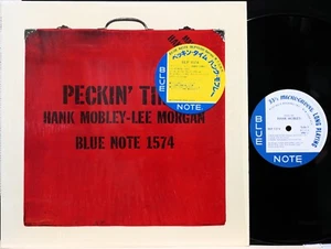 HANK MOBLEY, LEE MORGAN "PECKIN' TIME" BLUE NOTE Japan LP MONO SHRINK NM/NM - Imagen 1 de 4