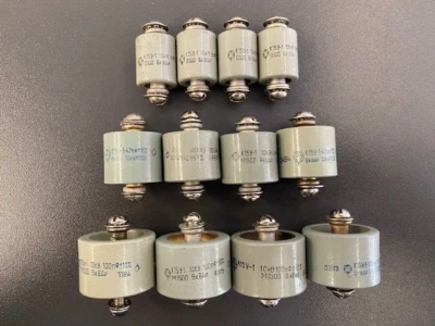 UNKNOWN Wide choise of 10 kV Doorknob Capacitors K15Y-1 (with screw). NOS. Lot of 4pcs.