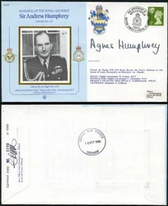 CDM18b MRAF Sir Andrew Humphrey Firmado por Lady Humphrey - Imagen 1 de 1