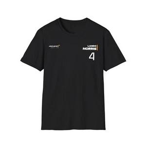 Camiseta Lando Norris 4 // McLaren F1 // B&W // Fórmula Uno Racing - Imagen 1 de 7