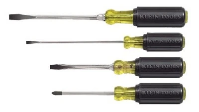 Klein Tools 85105 Screwdriver Set, Slotted and Phillips, 4-Piece - Image 1 of 4