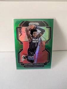 Panini Prizm 2021-22 - Anthony Edwards #37 Green Prizm - Imagen 1 de 2