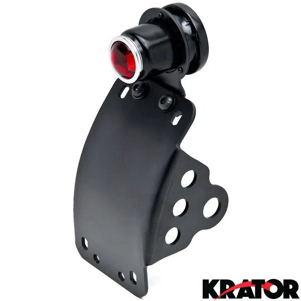 Luz trasera de matrícula de montaje en eje Bobber Café Racer Bobber Chopper motocicleta Foto 1 de 4