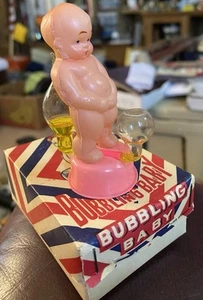 VINTAGE Bubbling Baby Toy/Figure In Original Box - 3” Figure - Tested/Works - Picture 1 of 2