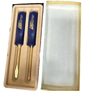 Snap-on Tools USA RARE 65th ANNIVERSARY Hard Blue Grip Gold Screwdriver Set Box - Bild 1 von 10