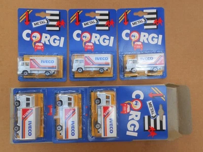 CORGI DieCast Metal JB53 IVECO PARTS CONTAINER Box Truck . . 1985 . . Lot of 6 - Image 1 of 4