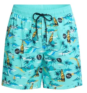 Neu mit Etikett Corona Bier XL Boardshorts Badehose Taschen Futter Kordelzug Druck - Bild 1 von 4