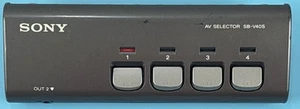 Sony SB-V40S Manual 4-Device S-Video RCA AV Selector Switcher Retro Gaming! - Picture 1 of 14