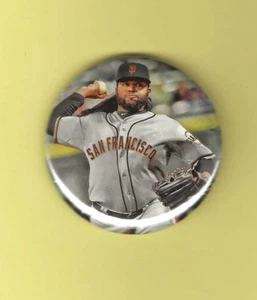 Johnny Cueto Gigantes de San Francisco 2" Pin Botón Trasero - Imagen 1 de 2
