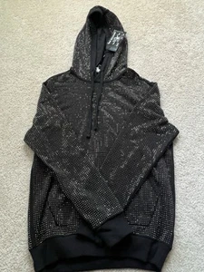 True Religion rhinestoned Men's Hoodie M - Picture 1 of 3