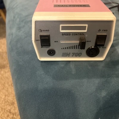 Nail Power Drill EN 700 Pink And White For Hand&Foot, File/foot Paddle Not!! Av - Image 1 of 4