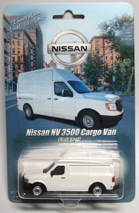 Matchbox Custom Nissan NV 3500 HD High Roof White Cargo Van - Picture 1 of 7