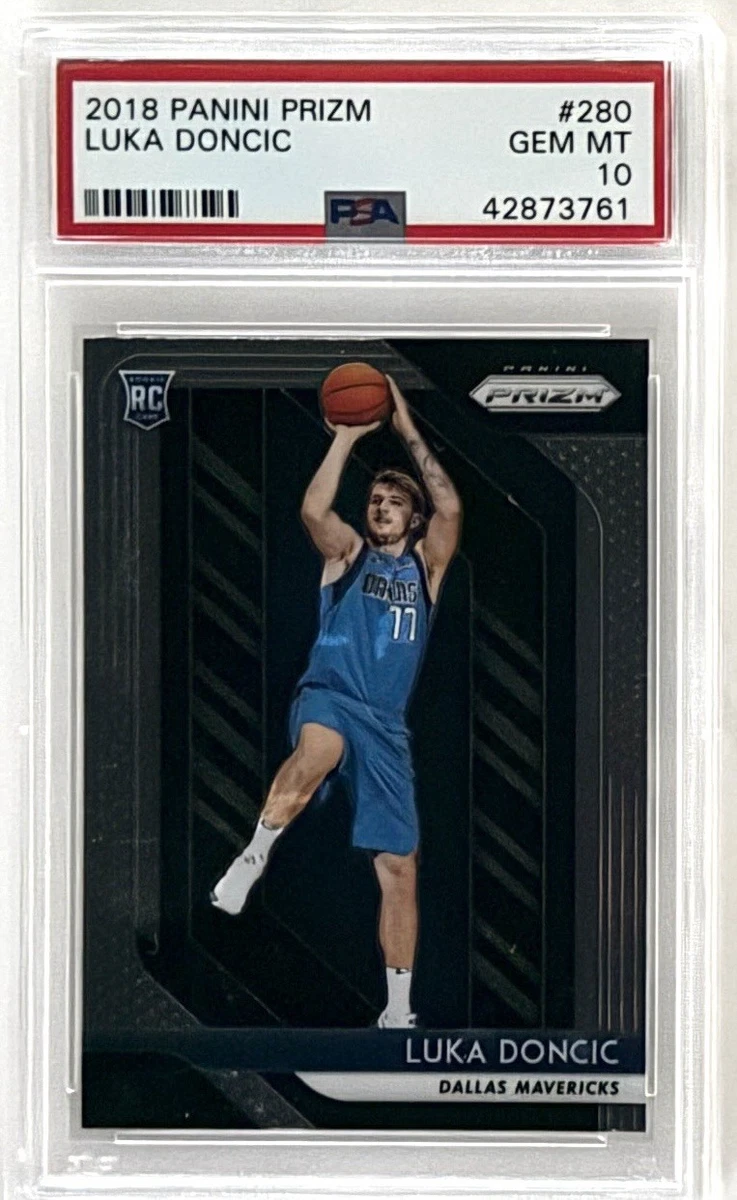 Luka Dončić 10 Graded Rookie Basketball Trading Cards