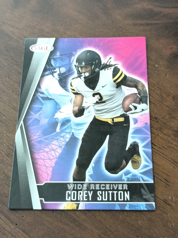 2022 SAGE High Series Football Corey Sutton RC ASU/Detroit Lions Card#169 - Image 1 of 2