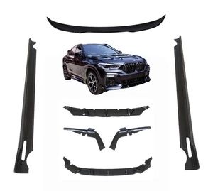 BMW X6 G06 AERO BODYKIT BODY KIT FRONT SPLITTER LIPPE HECKDIFFUSOR SCHÜRZE 19+ BK - Bild 1 von 8