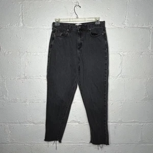 Universal Thread Mujer Tiro Alto Novio Dobladillo Deshilachado Negro Destete Talla 8R - Imagen 1 de 8
