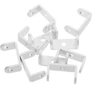 Accesorios de soporte en forma de U de 10 piezas soportes de conector de puntal de alta resistencia - Imagen 1 de 12