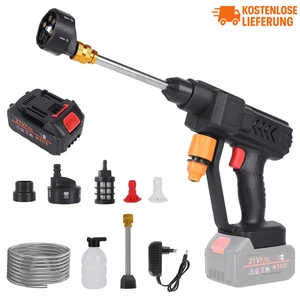 Mobiler Hochdruckreiniger 21V Akku 1 Akkus 6in1 Jet Auto Motorrad Fahrrad - Bild 1 von 7