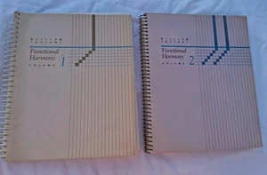 FUNCTIONAL HARMONY: V. 1 And V. 2 By William Toutant  Volume One Spiral Bound - Picture 1 of 15