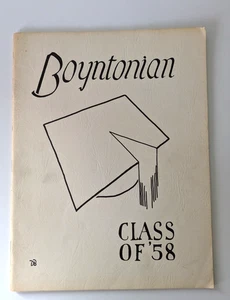 1958 Boyntonian Yearbook Boyntonian Junior High School Ithaca NY - Picture 1 of 8